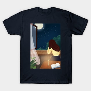 Night Room Girl T-Shirt